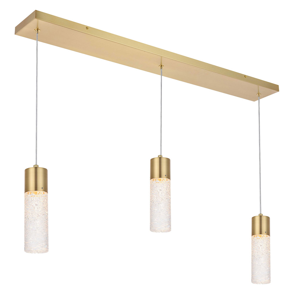 Elegant Pendant Light - Gold, L 36" (5200D36G)