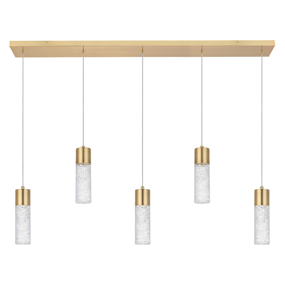 Elegant Pendant Light - Gold, L 42" (5200D42G)