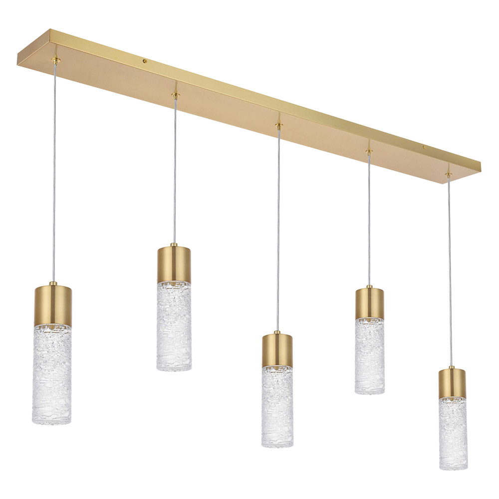 Elegant Pendant Light - Gold, L 42" (5200D42G)