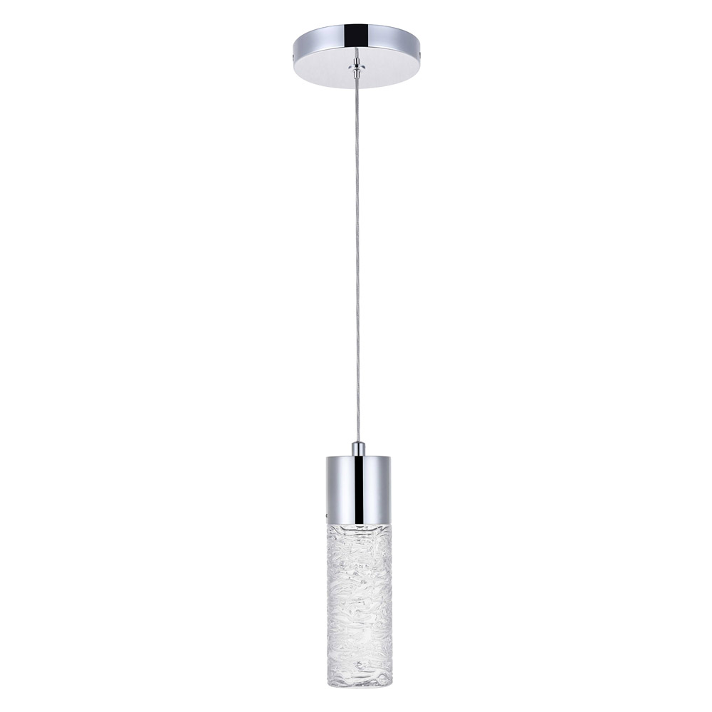 Elegant Pendant Light - Chrome, L 4.72" (5200D4C)