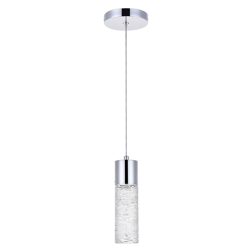 Elegant Pendant Light - Chrome, L 4.72" (5200D4C)