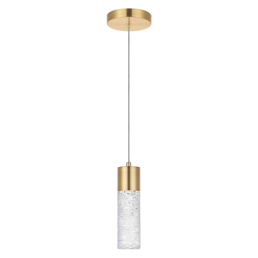 Elegant Pendant Light - Gold, L 4.72" (5200D4G)