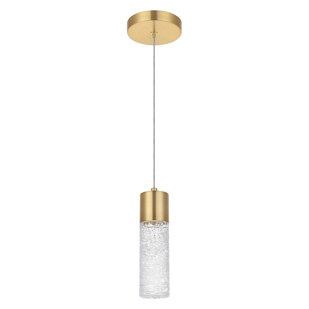 Elegant Pendant Light - Gold, L 4.72" (5200D4G)