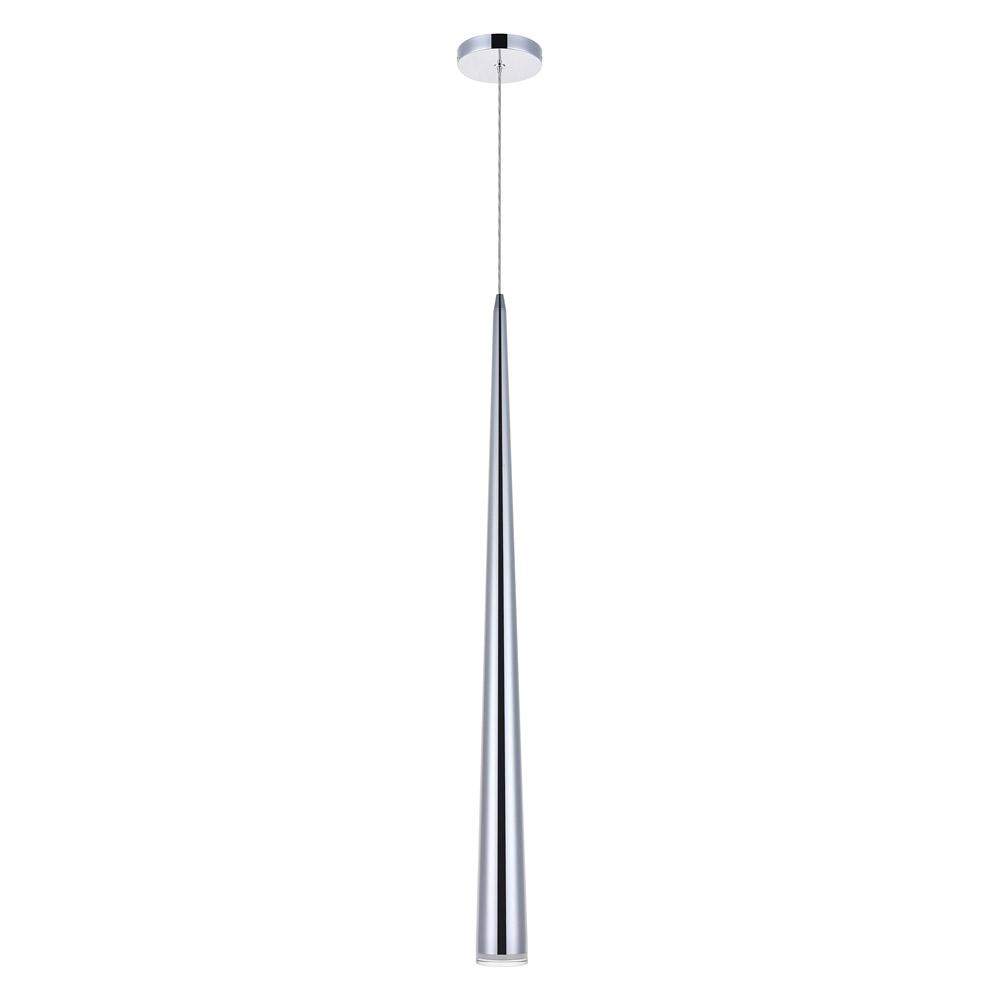 Elegant Pendant Light - Chrome, L 5" (5201D5C)