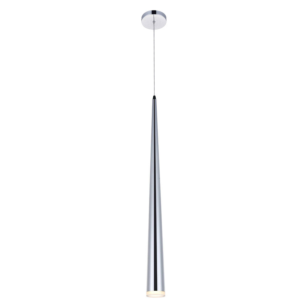 Elegant Pendant Light - Chrome, L 5" (5201D5C)