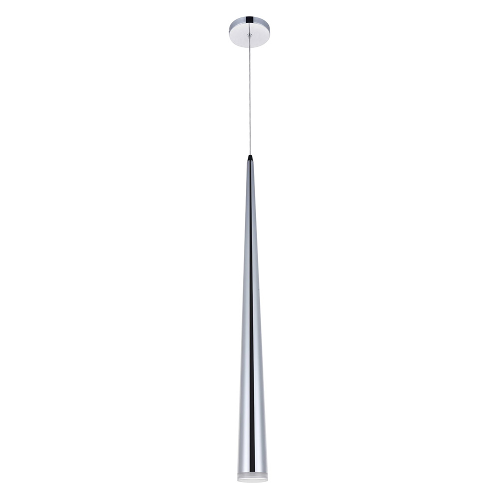 Elegant Pendant Light - Chrome, L 5" (5201D5C)