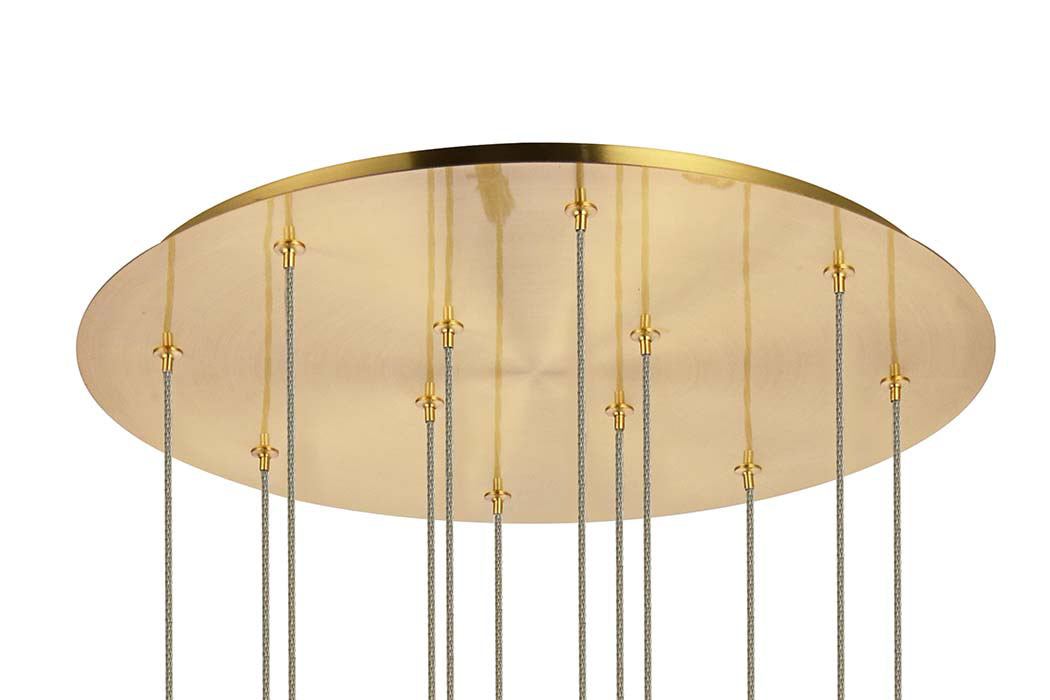 Elegant Hana 3 Lights Pendant - Gold, L 22" (5202D22G)