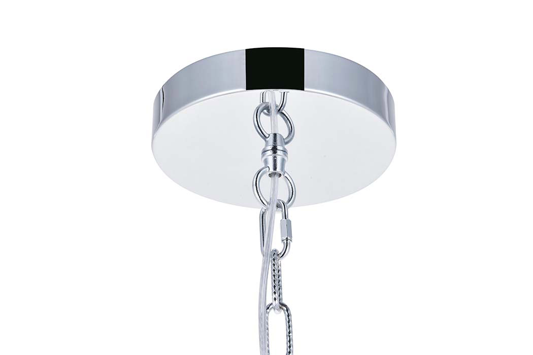 Elegant Ruelle 3 Lights Pendant - Chrome, L 34.42" (5300D32C)