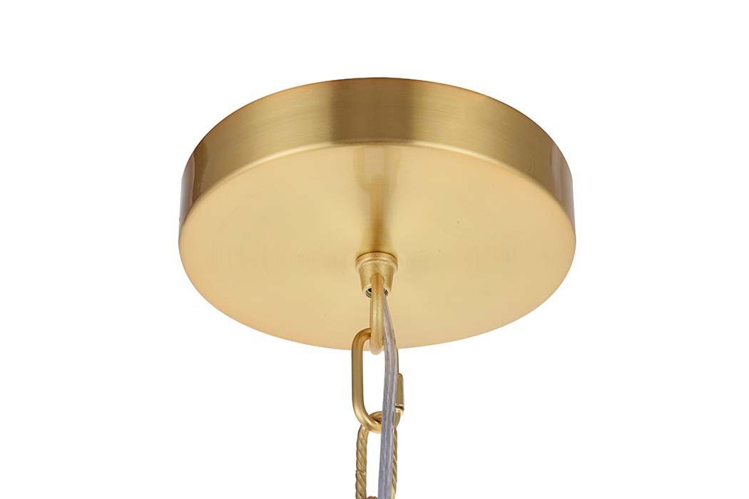 Elegant Ruelle 3 Lights Pendant - Gold, L 34.42" (5300D32G)