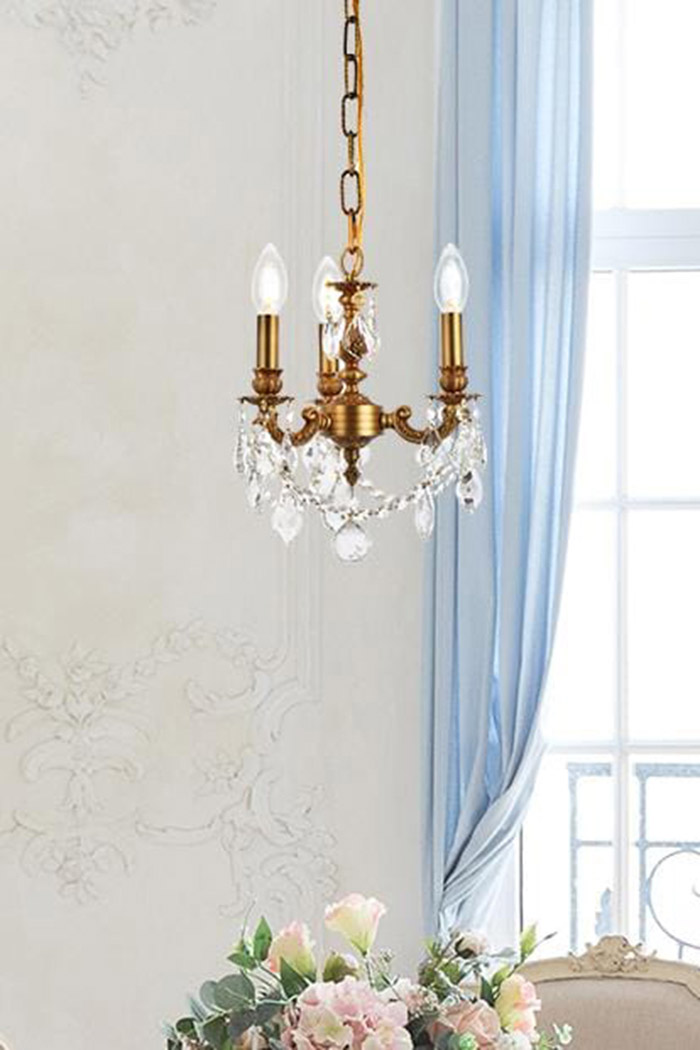 Elegant Lillie 3-Light - French Gold (9103D10FG-RC)