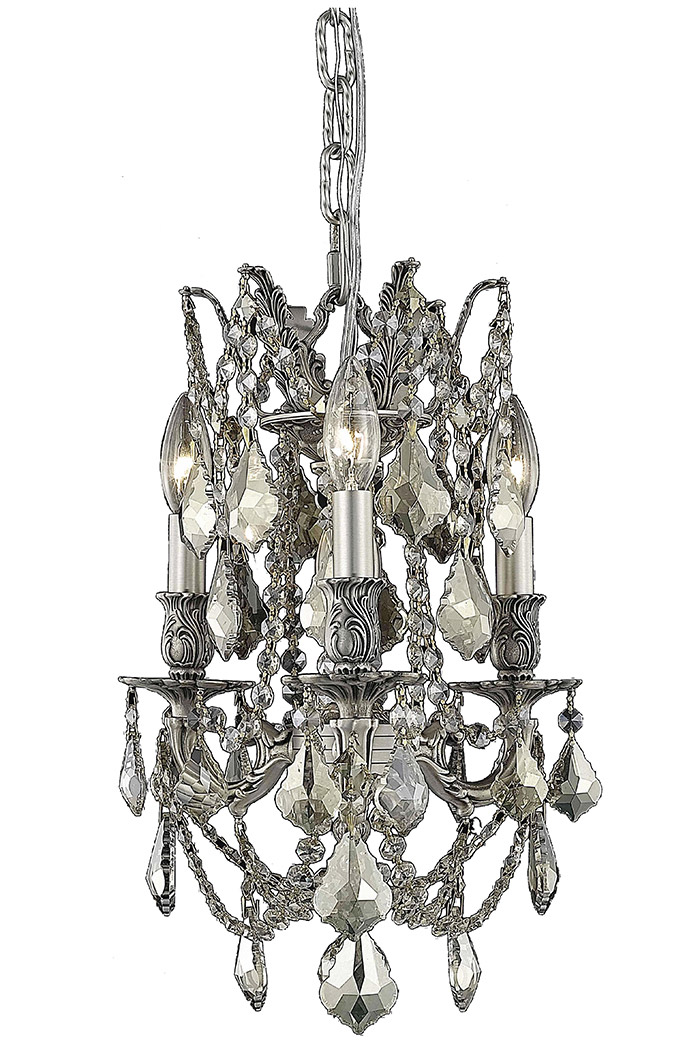 Elegant - Chateau Design 3-Light 18'' Mini Chandelier