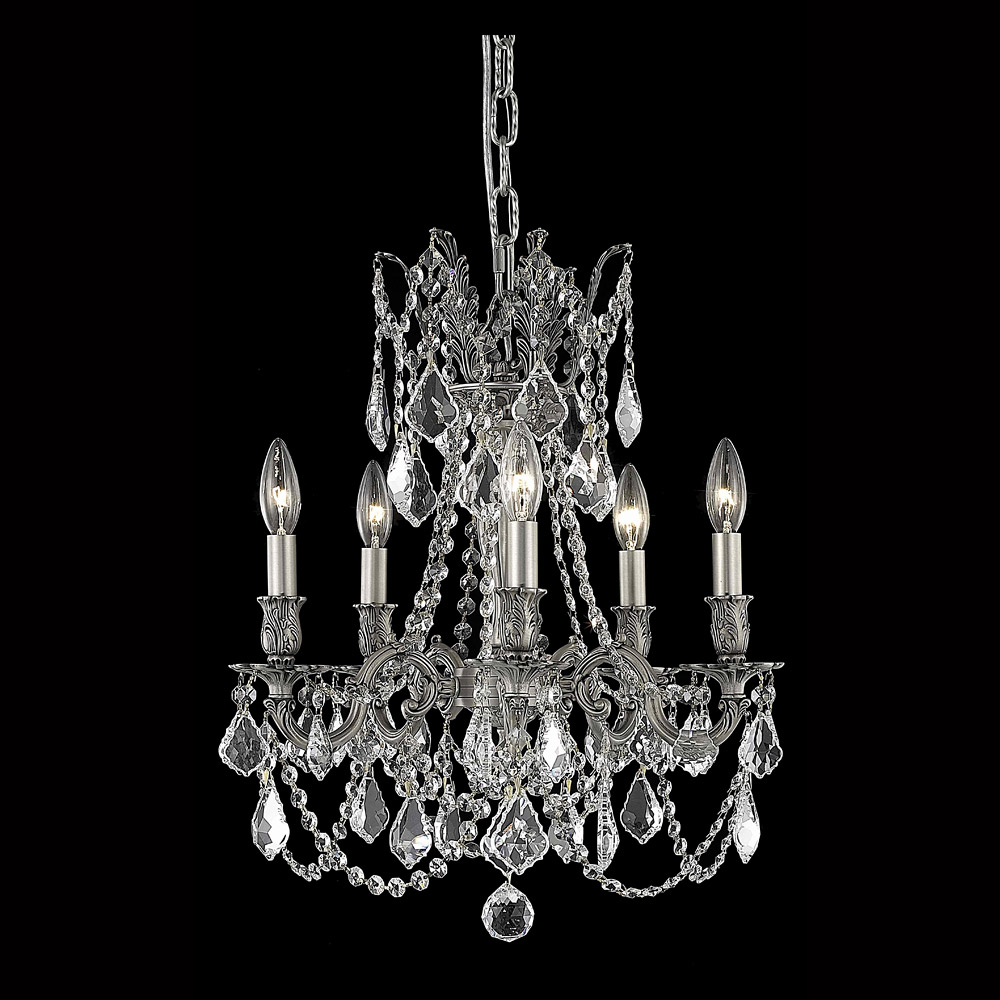 Elegant - Chateau Design 5-Light 19'' Mini Chandelier