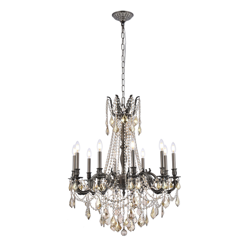 Elegant - Chateau Design 10-Light 31'' Chandelier