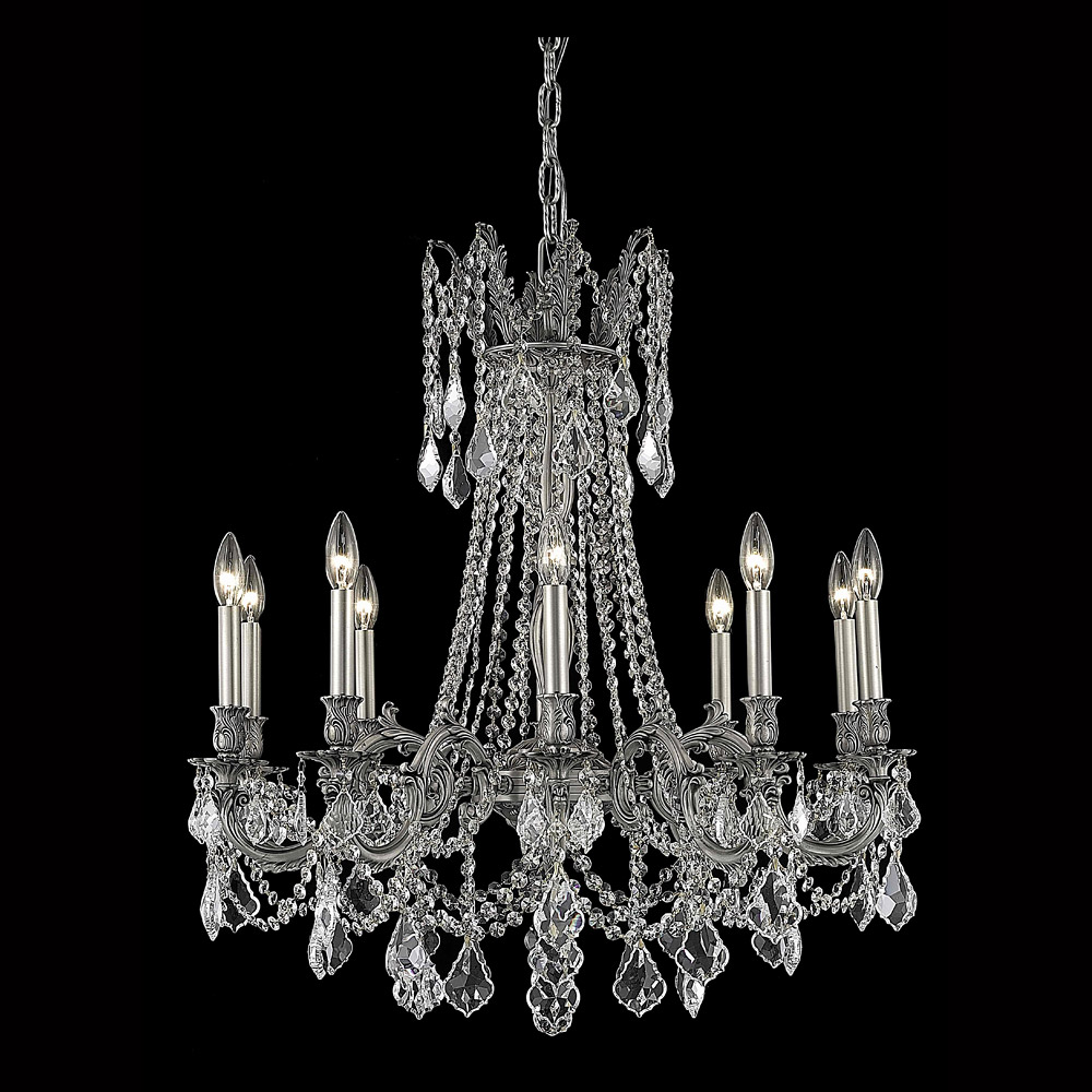 Elegant - Chateau Design 10-Light 31'' Chandelier