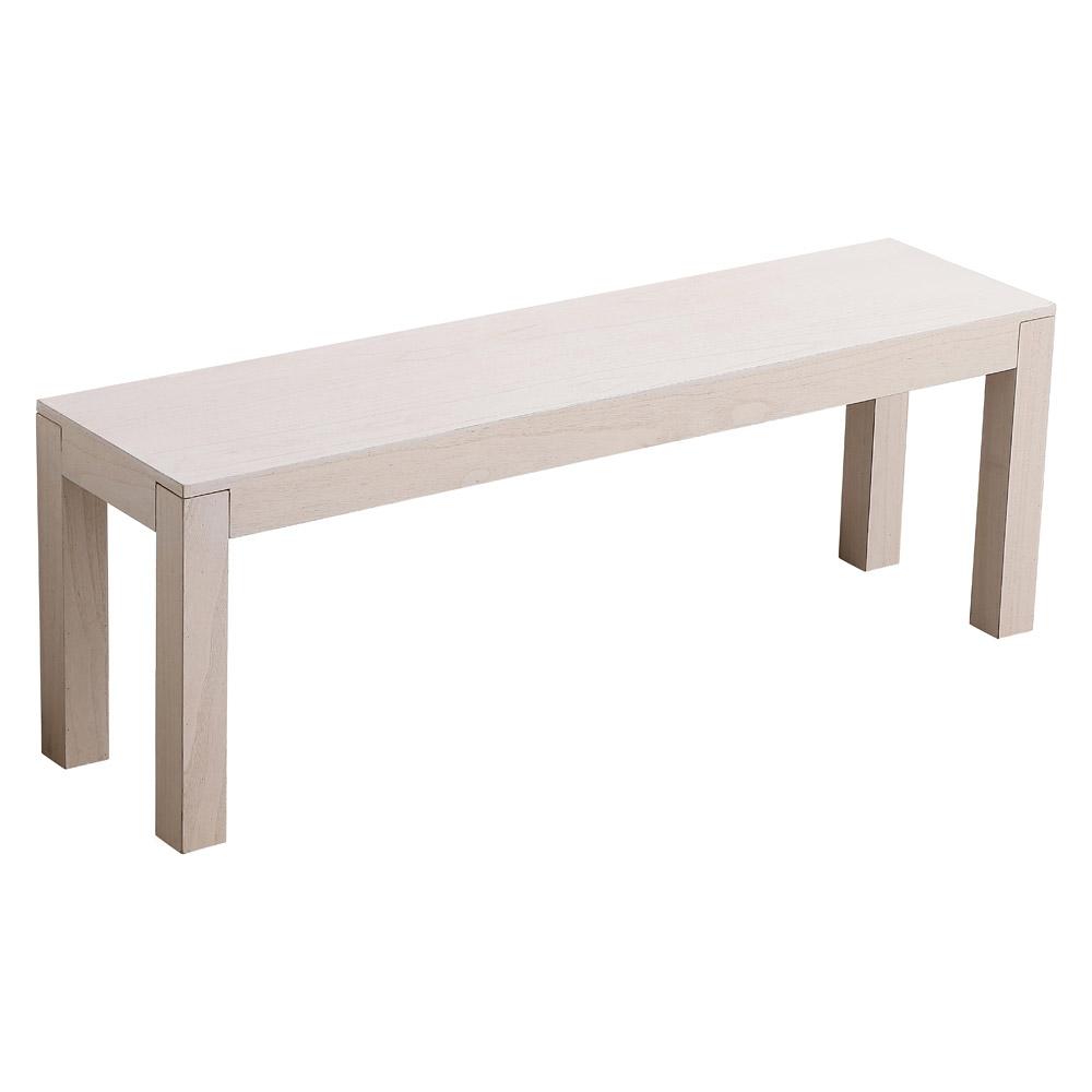 Elegant 50" Wooden Bench - Oyster Wood (AF110150OT)