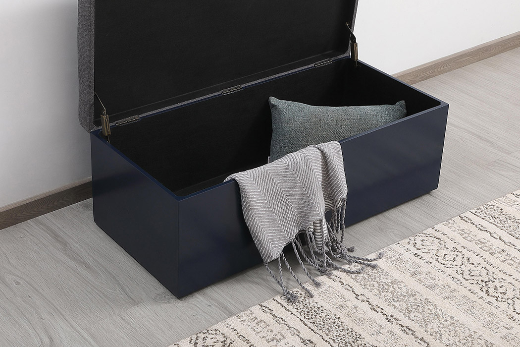 Elegant 42" Storage Bench - Black (AF110442BL)