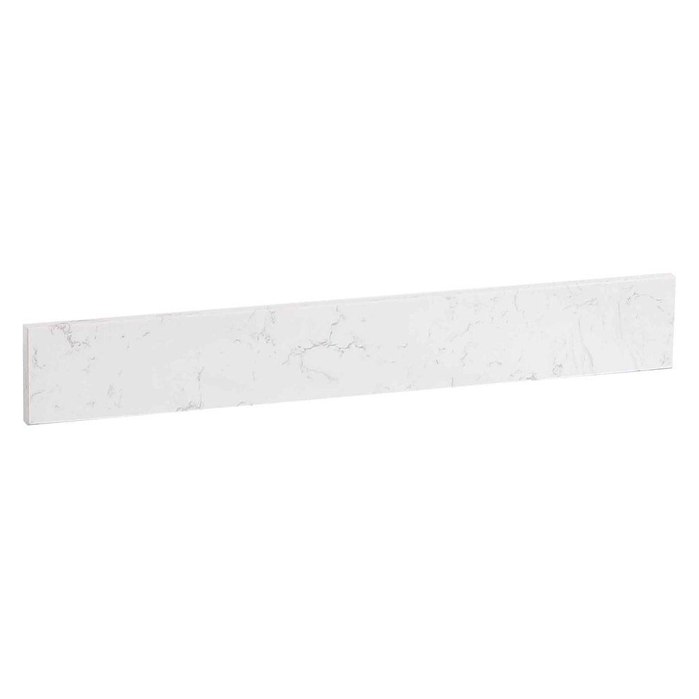 Elegant Backsplash - White Marble, D 30" (BS1130CW)