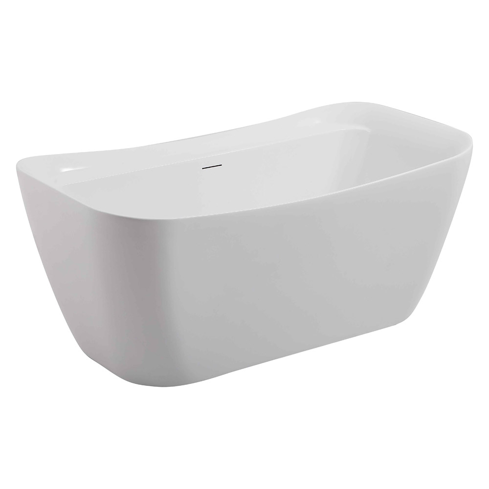 Elegant Bathtub - White, D 59" (BT10459GW)