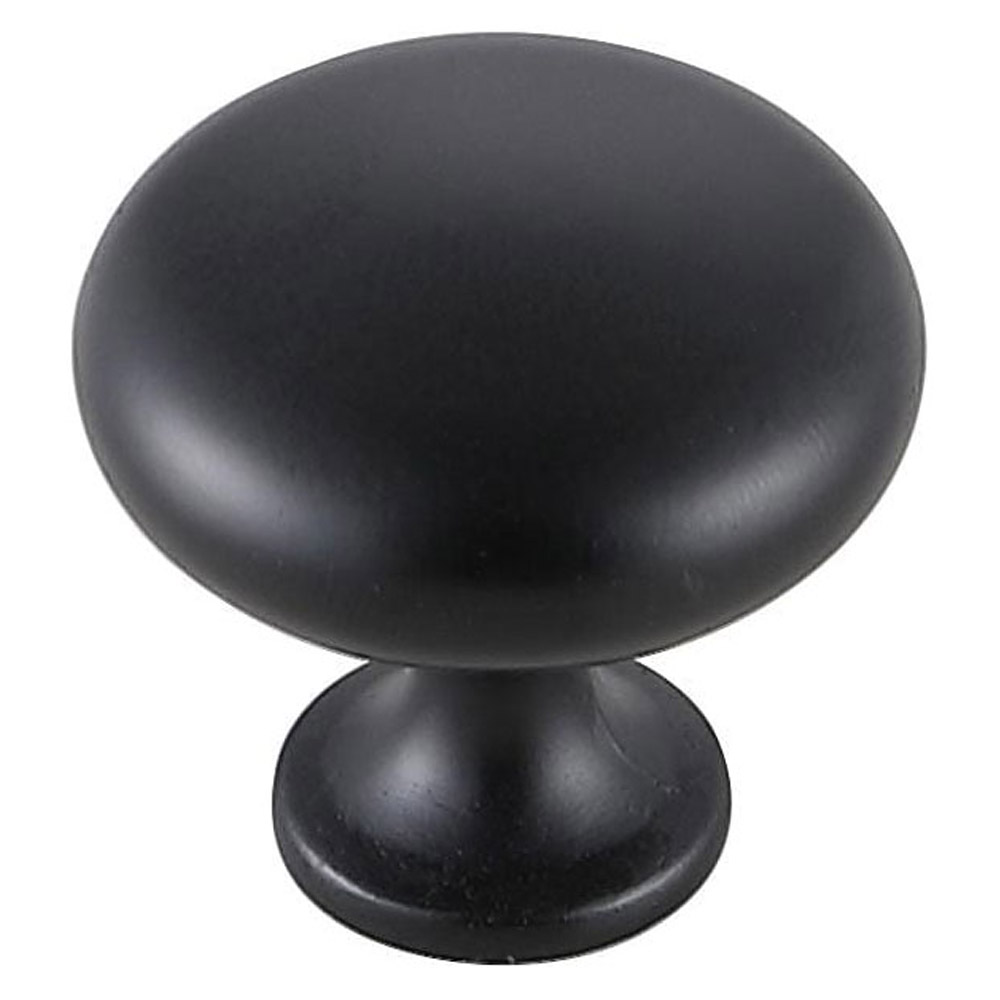 Elegant Cadon Cabinet Knob, Set of 10 - Matte Black (KB2002-MB-10PK)