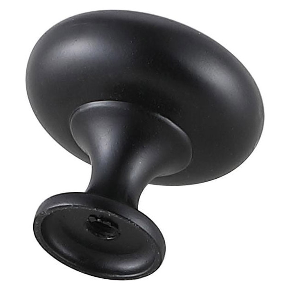 Elegant Cadon Cabinet Knob, Set of 10 - Matte Black (KB2002-MB-10PK)