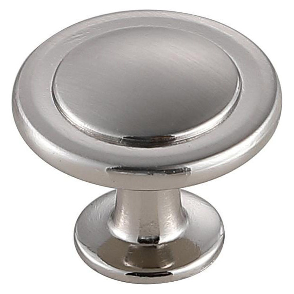 Elegant Cadon Cabinet Knob, Set of 10 - Brushed Nickel (KB2005-NK-10PK)