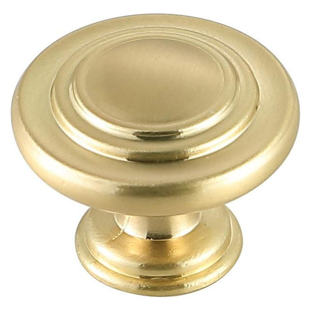 Elegant Cadon Cabinet Knob, Set of 10 - Brushed Gold (KB2006-GD-10PK)