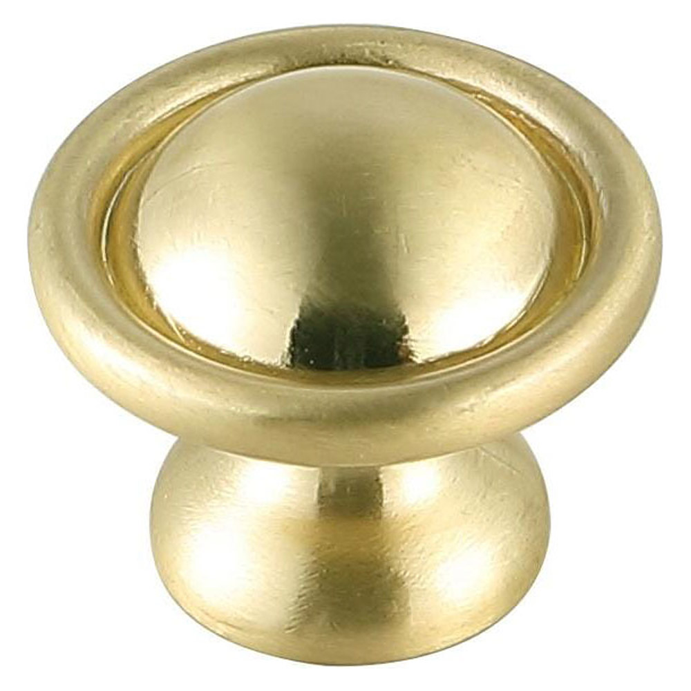 Elegant Cadon Cabinet Knob, Set of 10 - Brushed Gold (KB2008-GD-10PK)