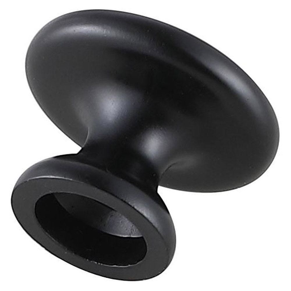 Elegant Cadon Cabinet Knob, Set of 10 - Matte Black (KB2008-MB-10PK)