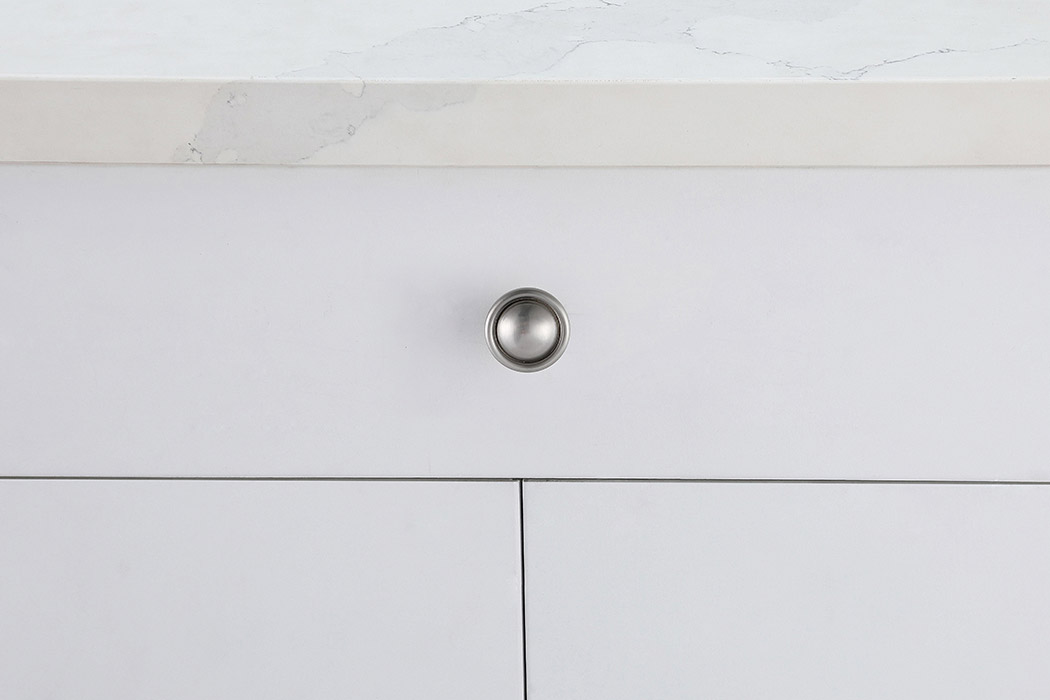 Elegant Cadon Cabinet Knob, Set of 10 - Brushed Nickel (KB2008-NK-10PK)