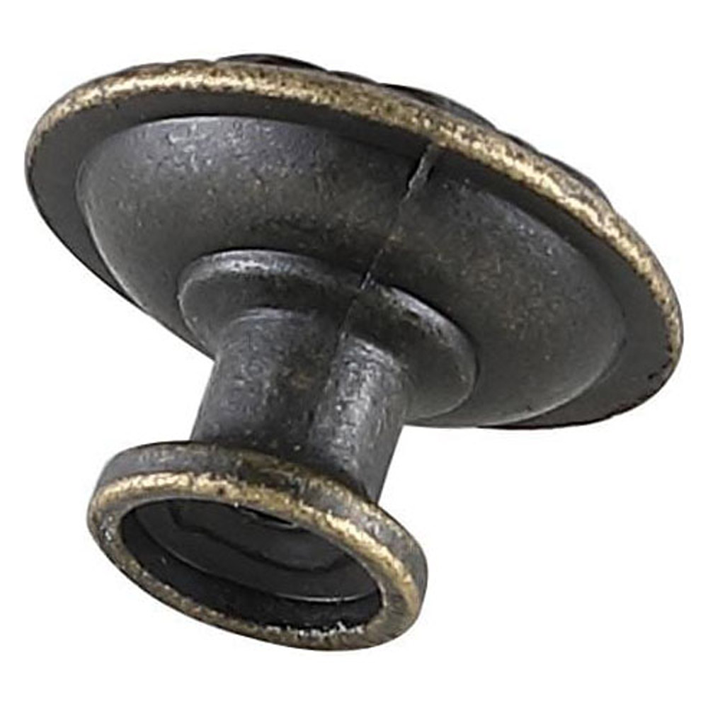 Elegant Cadon Cabinet Knob, Set of 10 - Antique Bronze (KB2010-AB-10PK)