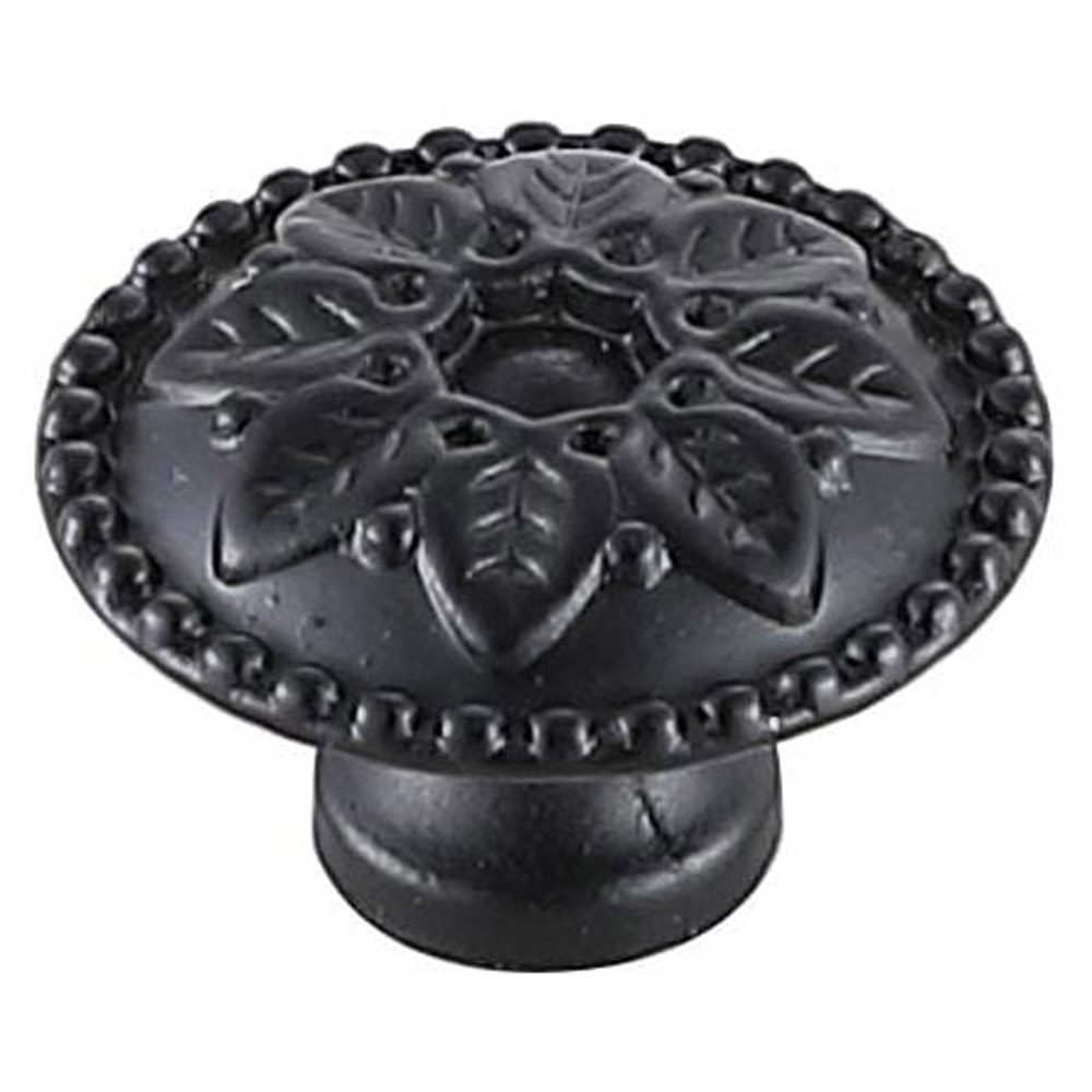 Elegant Cadon Cabinet Knob, Set of 10 - Matte Black (KB2011-MB-10PK)