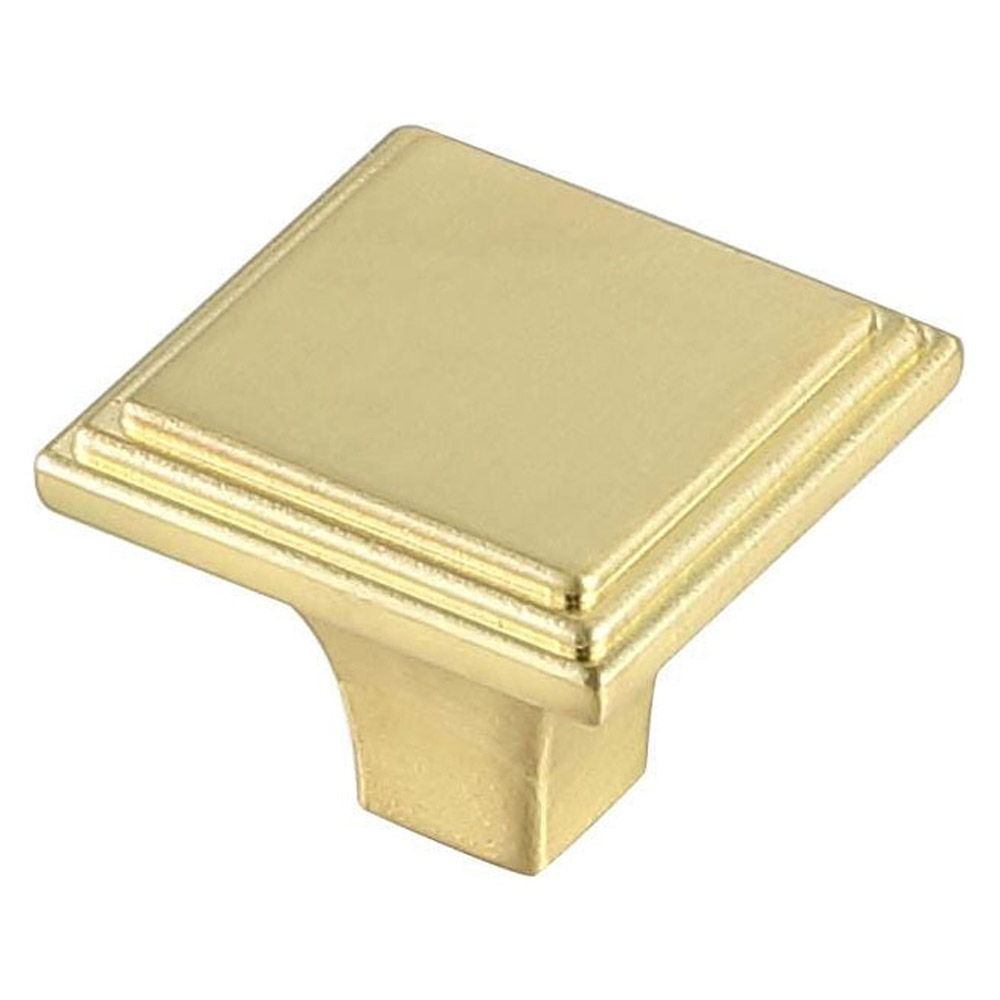 Elegant Cadon Cabinet Knob, Set of 10 - Brushed Gold (KB2012-GD-10PK)