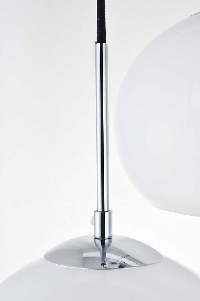 Elegant Baxter 3-Light Pendant - Chrome, L 20.1" (LD2215C)