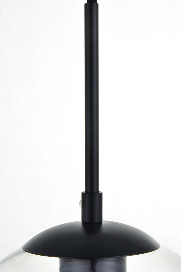 Elegant Baxter 1-Light Pendant - Black, L 13.8" (LD2216BK)