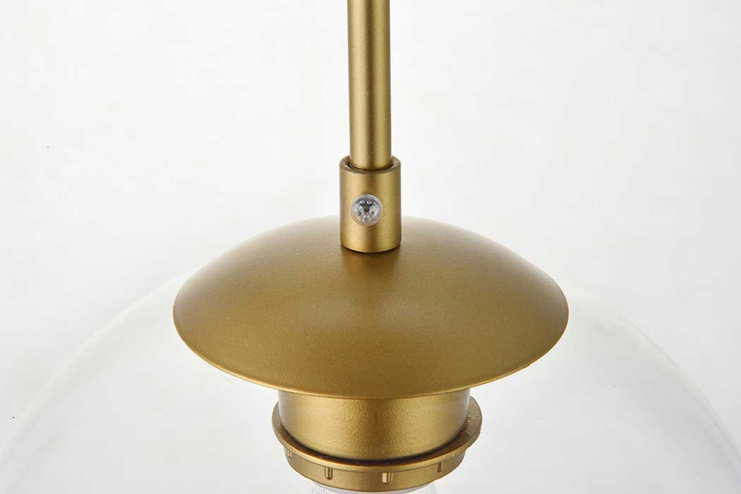 Elegant Baxter 18" 5-Light Pendant - Brass (LD2226BR)