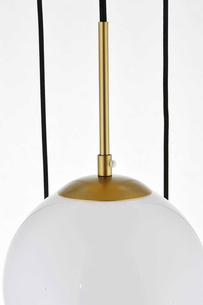 Elegant Baxter 18" 5-Light Pendant - Brass (LD2227BR)