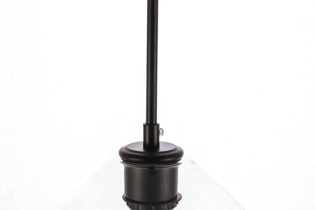 Elegant Pendant Light - Black, 1 Bubl (LD2256BK)