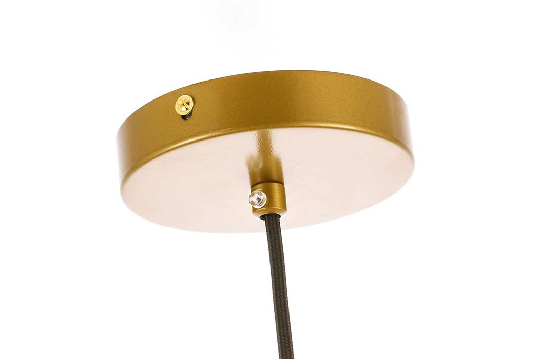 Elegant Pendant Light - Brass, 1 Bubl (LD2256BR)