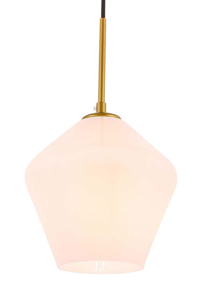 Elegant Pendant Light - Brass, 1 Bubl (LD2257BR)