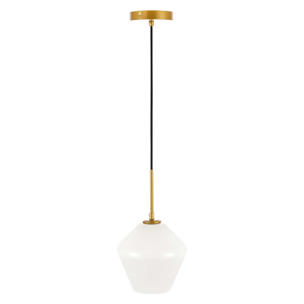 Elegant Pendant Light - Brass, 1 Bubl (LD2257BR)