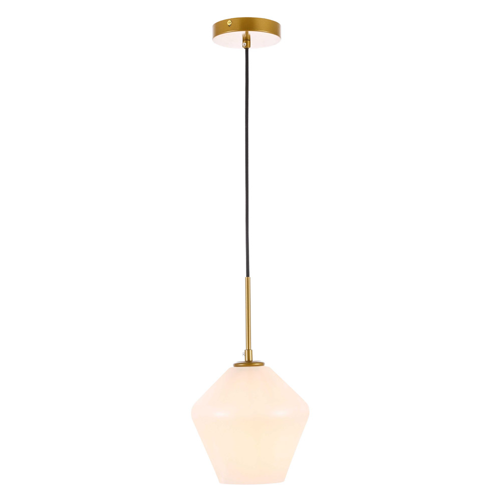 Elegant Pendant Light - Brass, 1 Bubl (LD2257BR)