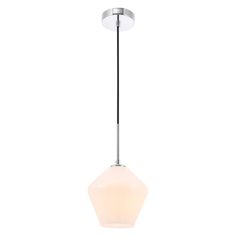 Elegant Pendant Light - Chrome, 1 Bubl (LD2257C)