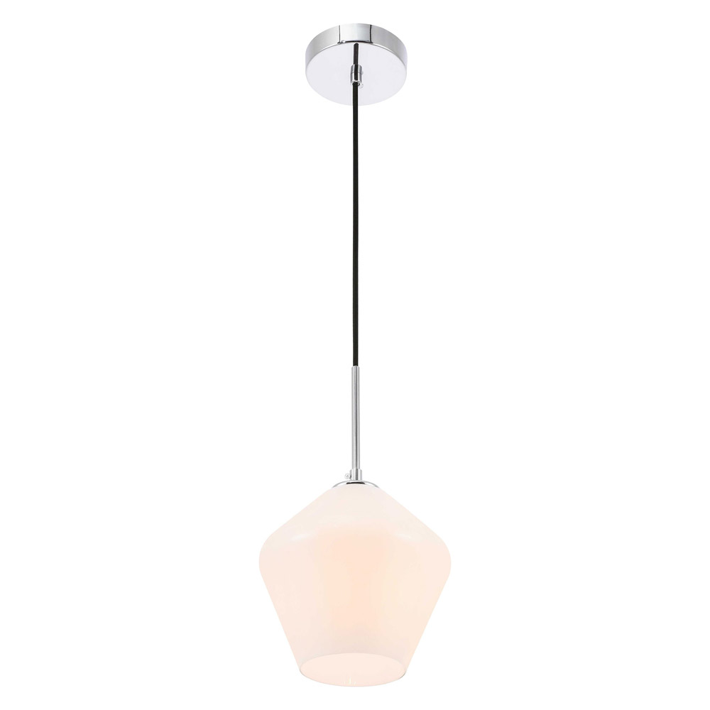 Elegant Pendant Light - Chrome, 1 Bubl (LD2257C)