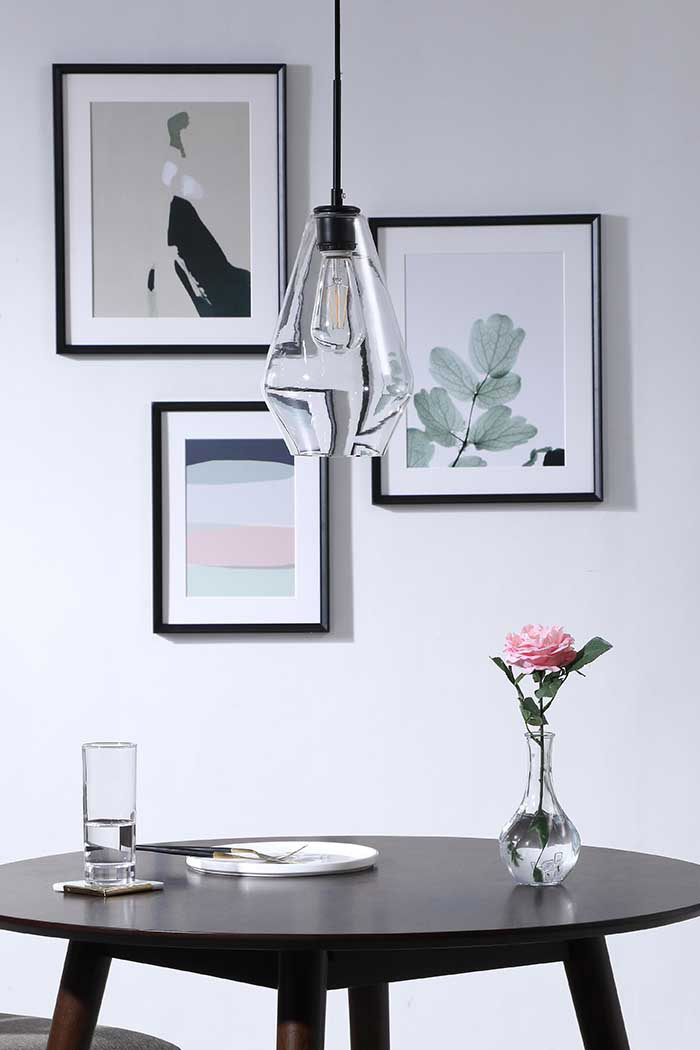 Elegant Pendant Light - Black (LD2260BK)