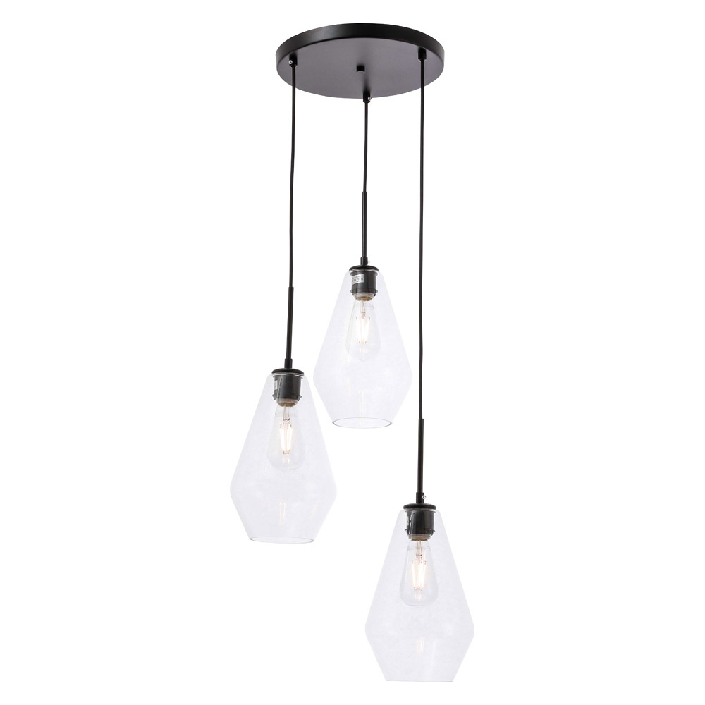 Elegant Pendant Light - Black (LD2262BK)