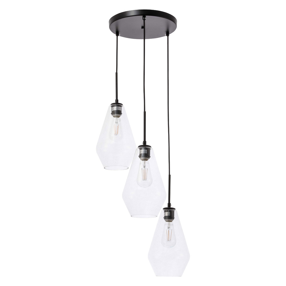 Elegant Pendant Light - Black (LD2262BK)