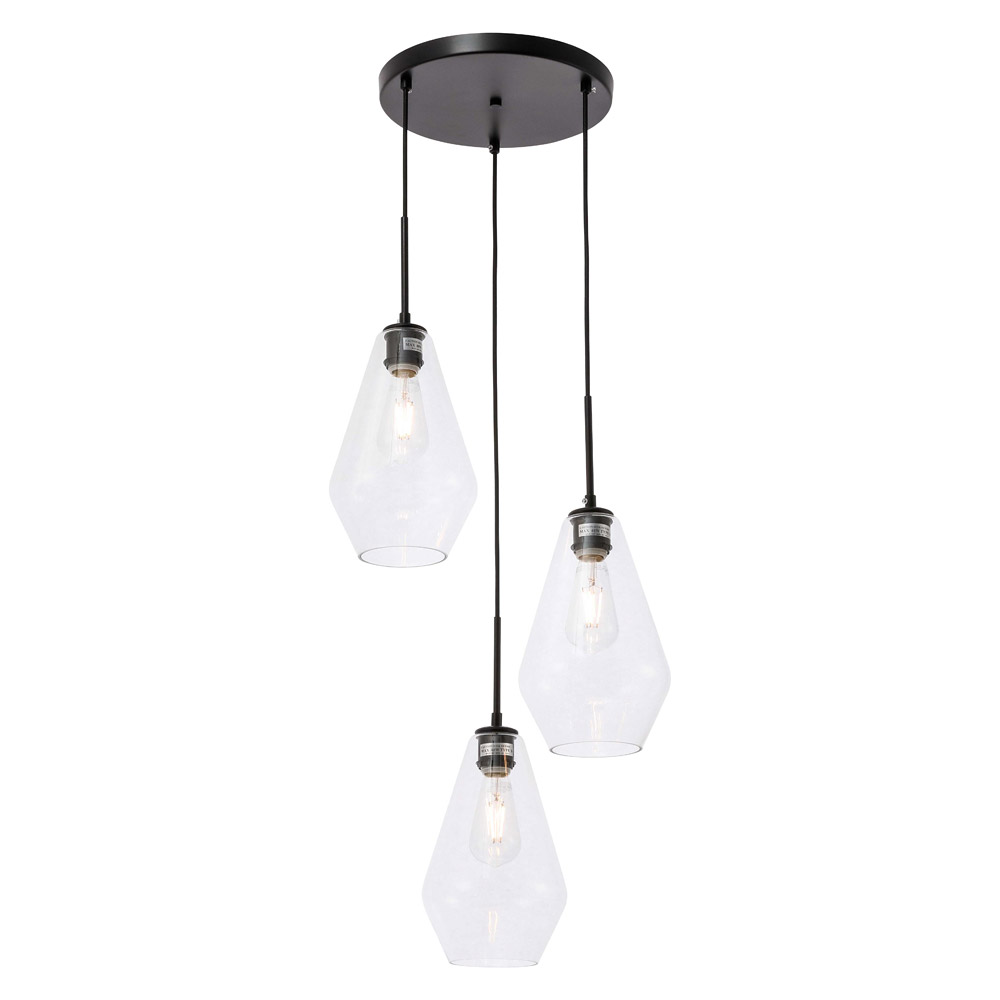 Elegant Pendant Light - Black (LD2262BK)