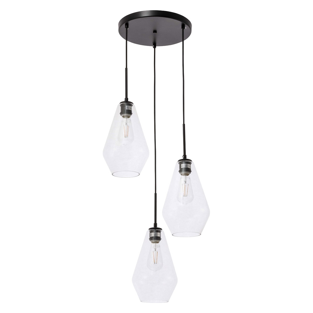 Elegant Pendant Light - Black (LD2262BK)