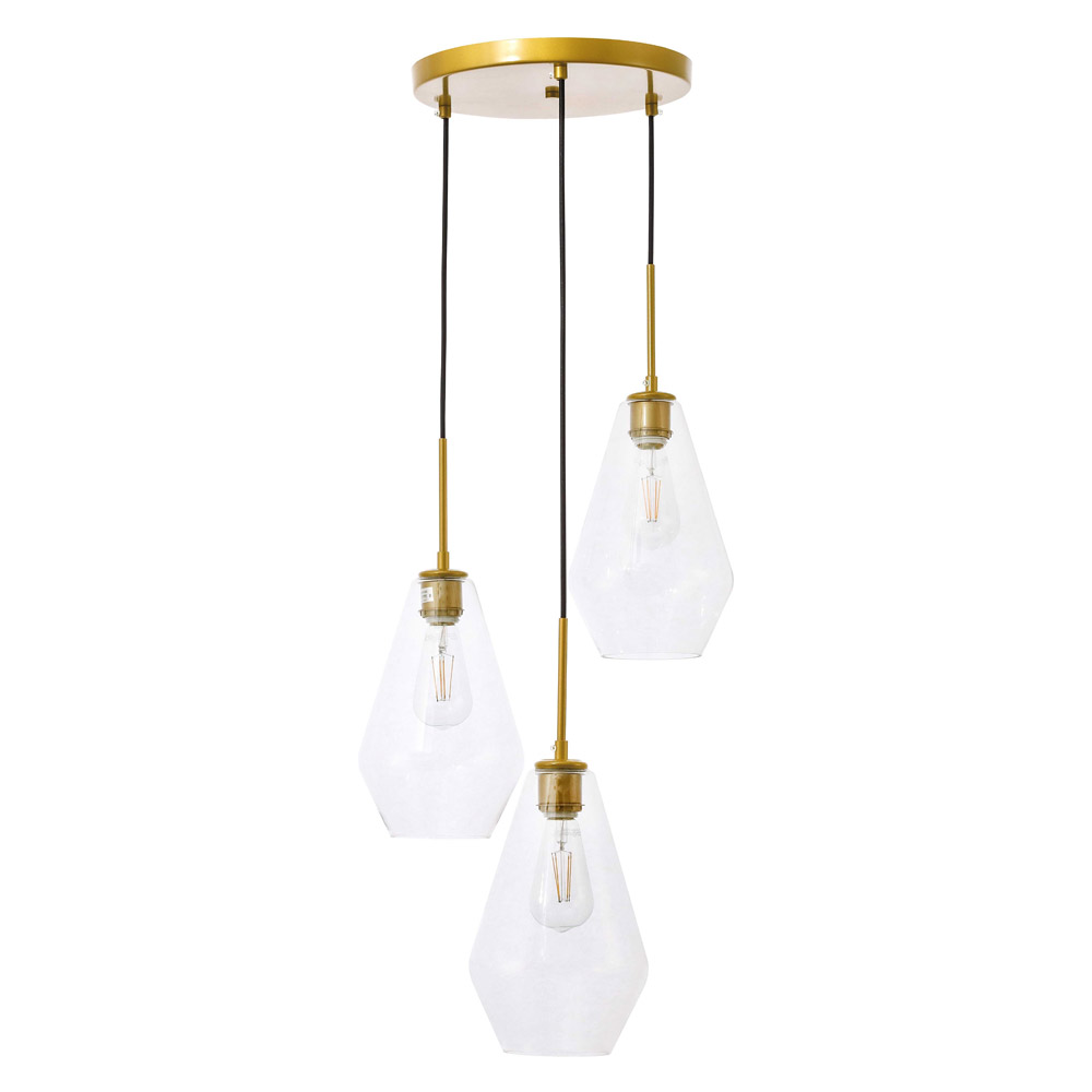 Elegant Pendant Light - Brass (LD2262BR)