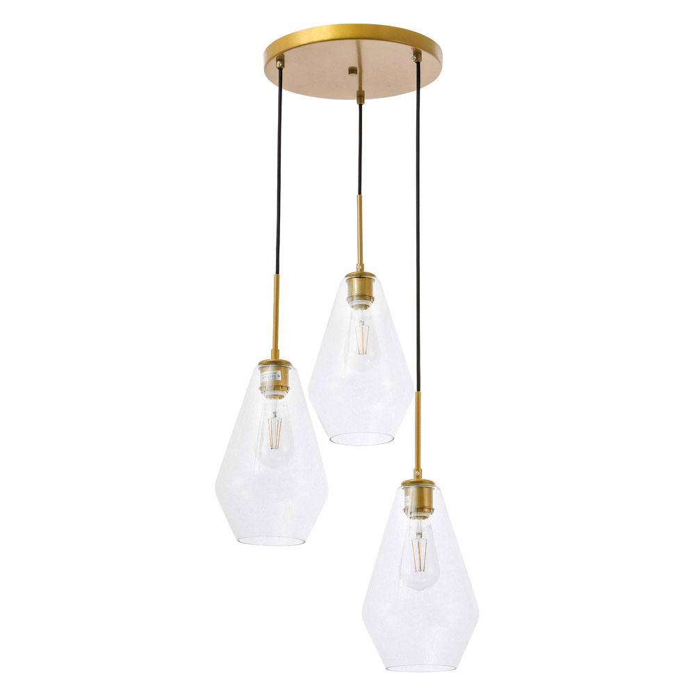 Elegant Pendant Light - Brass (LD2262BR)